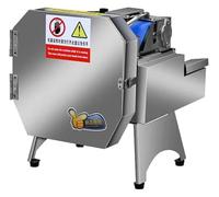 Commercial Vegetable & Fruit Slicing Machine | Multi-Function Cutter For Green Onion, Celery, Parsley, Cabbage, Chili Peppers