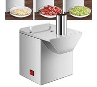 Commercial Vegetable Processing Machine, Automatic Dicer with Large Feed Port, Stainless Steel, 160 Pieces/Min, for Food Business & Kitchen
