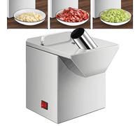 Commercial Vegetable Processing Machine, Automatic Dicer with Large Feed Port, Stainless Steel, 160 Pieces/Min, for Food Business & Kitchen