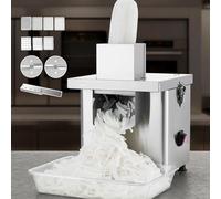 伟 祥 Commercial Vegetable Slicer, Electric Vegetable Dicer Slicer Shredder with Versatile Blade Options, Heavy Duty Stainless Steel, 300W, 2/3/4mm Various Thicknesses, Fruit Slicer Chopper for Kitchen