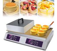 Commercial Waffle Maker, Fluffy Pancake Maker, Thickened Non-stick Plate, for Restaurants, Cafes, Shops, Single-Head Design