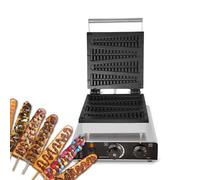 Commercial Waffle Maker with 4 Non-Stick Pancake Bakers and Pine Tree Mould - Perfect for Delicious Breakfast Creations