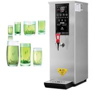 Commercial Water Boiler, 25L Instant Hot Water Dispenser with Faucet, Autofill Tea/Coffee Maker, Stainless Steel Catering Urn for Café, Office, Home