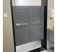 Commercial Western Sa Swing Door - Grey Hind Gate for Bar, Pub, Cafe, Kitchen & Bathroom Decor - Rustic SLE, Easy Inll (W115 x H90 cm / 45.3 x 35.4 in)