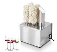 Commercial Wine Glass Polisher with Drying System, Automatically Adapts to Cup Shape, High Efficiency 330 Pieces/Hour for Bars and Restaurants