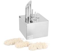Commercial Wine Glass Polishing and Drying Machine with Removable Brushes and Hot Air System