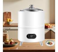 Commercial Yogurt Maker with LCD Display, Stainless Steel Smart Fermentation Machine for Garlic, Natto, Pickle, Sweet Rice Wine