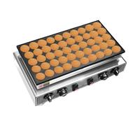 CommercialElectric Waffle Maker 50PCS MiniPancake Maker Dorayaki Machine Waffreras Kitchen Home Appliance Snack Gaufriers Uniform Heat Distribution
