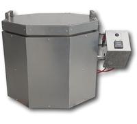 Commercially Graded top-Loaded Single Phase Electric kiln with Temperature/time programmable Controller (45 Cubic Meters Chamber) 1240°C/2264°F