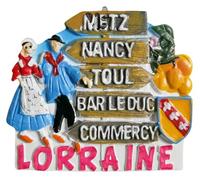 Commercy Lorraine France Refrigerator Magnet Tourism Souvenir Fridge Decoration Creative Craft 3D