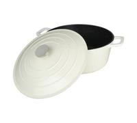 Commichef Cast Aluminium Casserole Dish - Cream - 28Cm - 6.5L