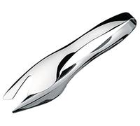 Commichef Deluxe Chrome Plated Salad Tongs, Stainless Steel, 24cm, Verchromt