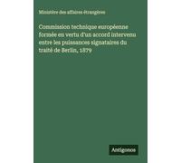 Commission technique européenne formée en vertu d'un accord intervenu entre les puissances signataires du traité de Berlin, 1879