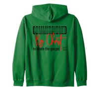 Commissioned By Christ To Share The Gospel Mt 28:19 Zip Hoodie