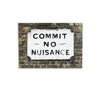 Commit No Nuisance' | Poster | Sold by Brainbox Candy
