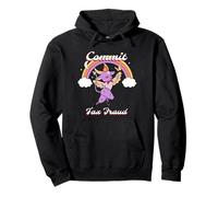 Commit Tax Fraud (Funny Statement & Cute Devil Graphic) Pullover Hoodie