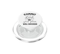 Commit To the Lord Whatever You Do Novelty Christian Item PopSockets PopGrip for MagSafe