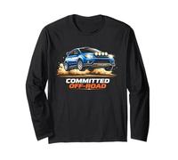 Committed Off-Road Rally Tee Dirt Trail AWD Design Rally Car Long Sleeve T-Shirt