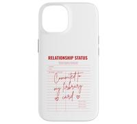 Committed To My Library Card Relationship Single Reader Case for iPhone 14