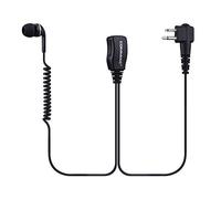 COMMIXC 2-Pack Walkie Talkie Earpiece for Motorola 2.5mm/3.5mm 2-Pin in-Ear Walkie Talkie Headset with PTT Mic, Compatible with Motorola Two-Way Radios