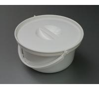 Commode Bucket and Lid White