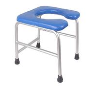 Commode Chair,Toilet Chair Home Portable Seat Mobile Bedside with Padded Non-Slip Leg Pad for Seniors, Disabled