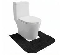 Commode Mats for Odor Eliminating Urinal Pee Pads Toilet Floor Mat Urine for School Bathroom Restroom Floor, Black Gray (4)