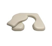 Commode Seat Cushion Removable Soft Toilet Seat Cushion for Chair Disabled Elderly, 16.54x16.54 Inch with 9.06 Inch Opening