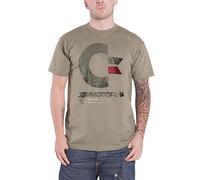 Commodore 64 C64 Logo - Vintage Men T-Shirt Mottled Green M, 50% Cotton, 50% Polyester, Regular