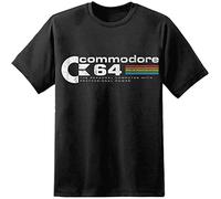Commodore 64 C64 Retro Computer Men T Shirt Amiga Atari Distressed Print Vintage Black 3XL