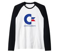 Commodore - C64 - Capital Letter Blue/Red & Commodore Raglan Baseball Tee