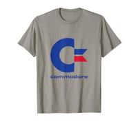 Commodore - C64 - Capital Letter Blue/Red & Commodore T-Shirt