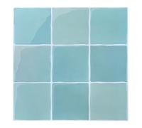 Commomy 10 Pcs Thicker Peel and Stick Tiles - 12" x 12" 3D Square Stick on Tiles Self Adhesive Wall Tile for Backsplash Kitchen and Bathroom