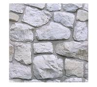 Commomy 10pcs Faux Stone 3D Wall Panels - 11.8" x 11.8"Self Adhesive Wall Tiles Lightweight Thin PVC Brick Stone Wallpaper for Interior Kitchen,Bedroom,Living Room,Fireplace