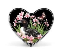 Common Butterfly Flowers Heart Metal Brooches 1 Inch Memorial Badges Exquisite Decorations Pins for Clothing
