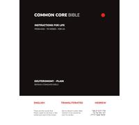 Common Core Bible: BSB - 5 - Plain - English - Transliterated - Hebrew