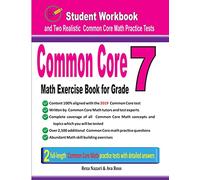 Common Core Math Exercise Book for Grade 7: Student Workbook and Two Realistic Common Core Math Tests
