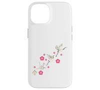 Common Crane Flowers Origami Bird Lover Nature Cute Birdie Case for iPhone 14