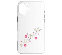 Common Crane Flowers Origami Bird Lover Nature Cute Birdie Case for iPhone 16 Plus