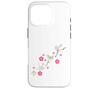 Common Crane Flowers Origami Bird Lover Nature Cute Birdie Case for iPhone 16 Pro