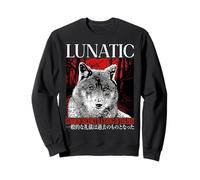 Common Decency Is A Thing Of The Past Lunatic Wolf Japanese Sweatshirt