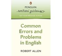 Common Errors and Problems in English