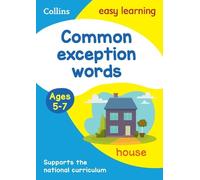 Common exception words Activity book Ages 5-7 (Easy Learning)