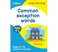 Common exception words Activity book Ages 5-7 (Easy Learning)