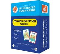 Common Exception Words Flash Cards: Reception, Year 1 and Year 2 Words - Perfect for Home Learning - with 109 Colourful Illustrations