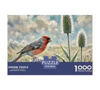 Common Linnet 1000 Piece Puzzles Bird for Adults Educational Gift Memory Games Relaxing 38x26cm/1000pcs