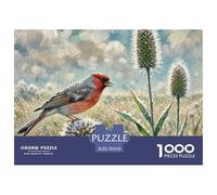 Common Linnet 1000 Piece Puzzles Bird for Age 12+ Fun Activities Memory Games Relaxing 70x50cm/1000pcs
