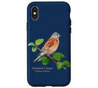 Common Linnet For Backyard Birders Song Birds Birding Case for iPhone X/XS