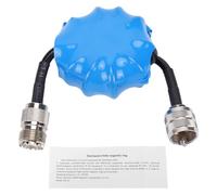Common Mode Choke Magnetic Ring 1.8-30MHz 1:1 Current Balun HF Shortwave Choke Coil with M Male to M Female Connector