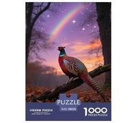 Common Pheasant 1000 Piece Puzzle Advanced Puzzle For Adults Strategy And Focus Bird Collectible Quality 38x26cm/1000pcs
